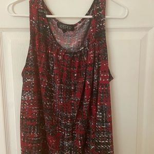 Kasper 3X ❤️🖤🤍sleeveless blouse